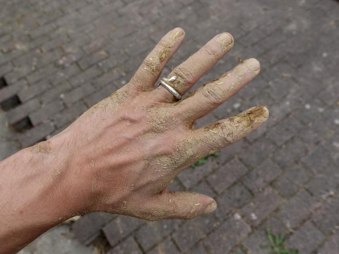Hands of clay